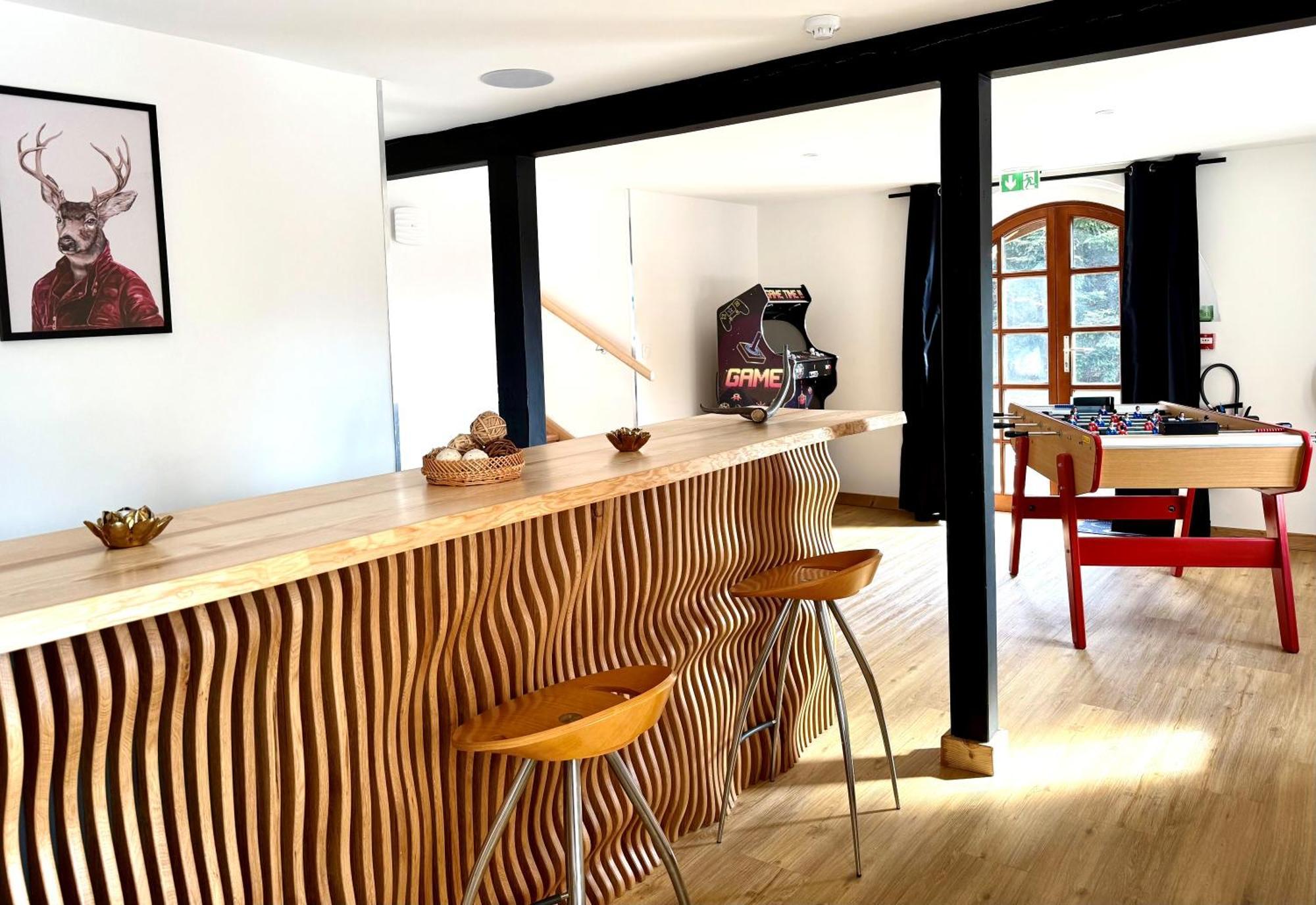 Chalet La Forgerie Piscine Jacuzzi Cinema エクステリア 写真